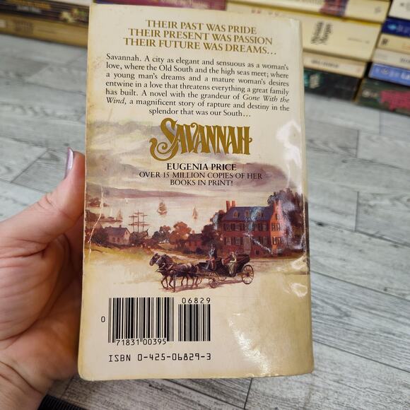 Savannah by Eugenia Price 1984 Berkley Edition READER COPY Historical Romance PB - Picture 7 of 12